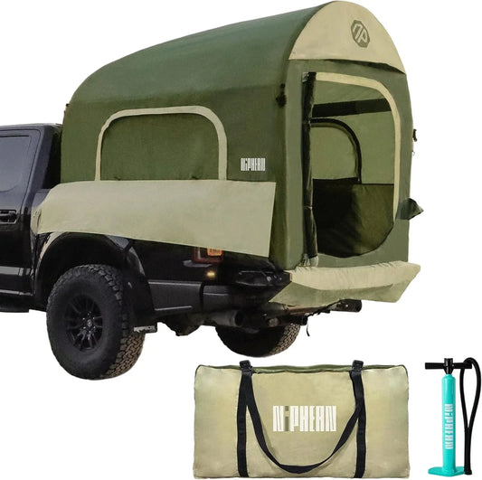 Truck Bed Tent 5.5 Ft.-8 Ft. Suitable For 2 Plus 1 People Family Inflatable Pickup Truck Tent