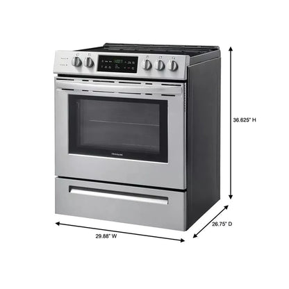 30 In. 5.0 Cu. Ft. Single Oven, Stainless Steel