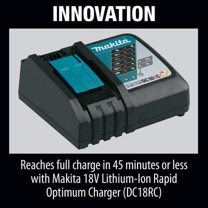18-Volt Lxt Battery And Rapid Optimum Charger Starter Pack, 5.0Ah With Bonus 18V Lxt Brushless Cut-Off/Angle Grinder BL1850BDC2XAG04