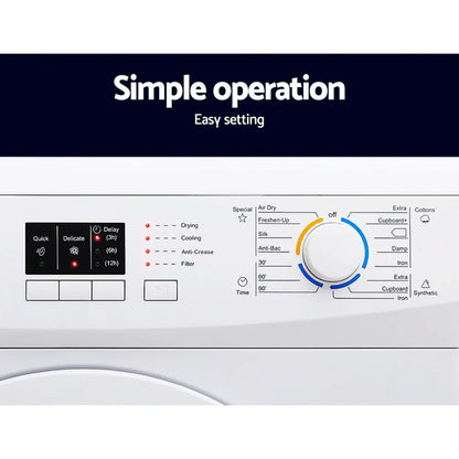 Devanti 7kg Vented Tumble Dryer, White