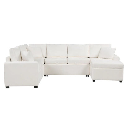 Sectional Sofa Pull-Out Sofa Bed Sleeper