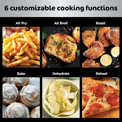Ninja Foodi 10QT 6-in-1 DualZone Smart XL Air Fryer, 2 Independent 5QT Baskets, Smart Cook Thermometer, Match Cook, Smart Finish, Air Fry, DZ550