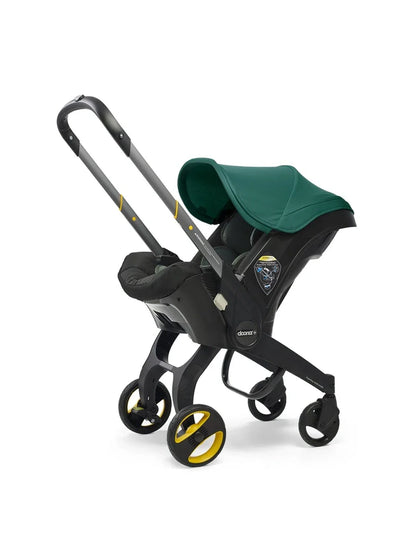 Stroller Combination Consisting Of Infant Car Seat And Latch Base, Model Year 2025 C Midnight Edition, From Car To Stroller In Seconds