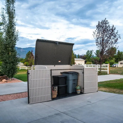 Lifetime Horizontal Storage Shed, 75 Cu. Ft