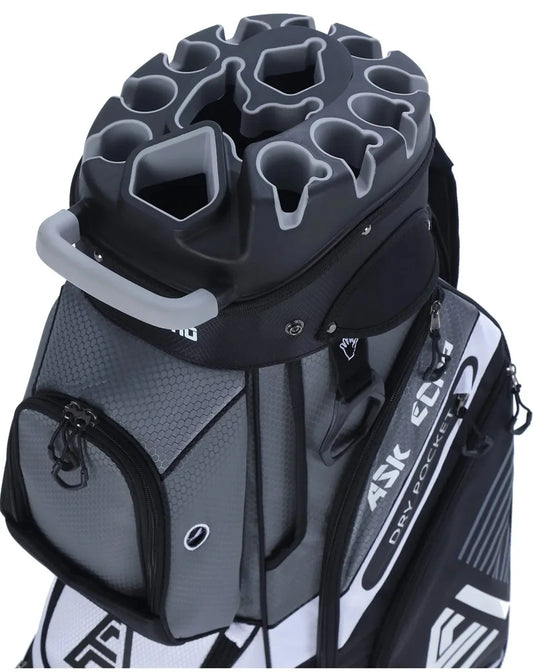 Ask Echo T-Lock Golf Cart Bag With Handles And Rain Cover