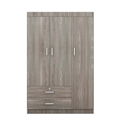 3-Door Wardrobe With 2 Drawers
