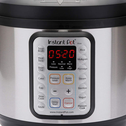 9-in-1 Multicooker, Pressure Cooker, Slow Cook, Rice Maker, Steamer, Sauté, Yogurt, Warmer And Sterilizer, Includes App With Over 800 Recipes