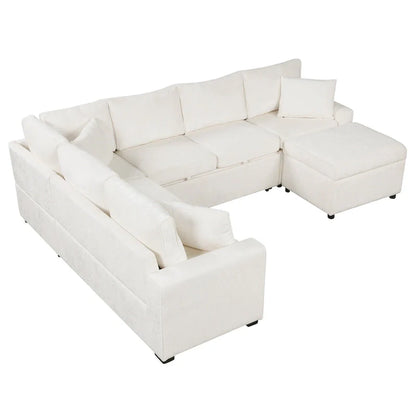 Sectional Sofa Pull-Out Sofa Bed Sleeper