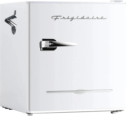 Frigidaire EFR176 Retro Compact Fridge With Chiller Mini Refrigerator With Built-In Bottle Opener For Office, Bedroom, Dorm Room Or Cabin