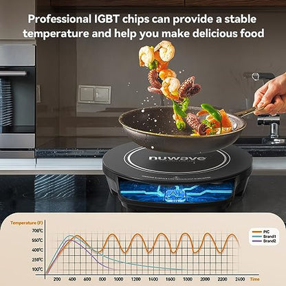 Nuwave Gold Precision Induction Cooktop, Powerful With Large 8 In. Heating Coil