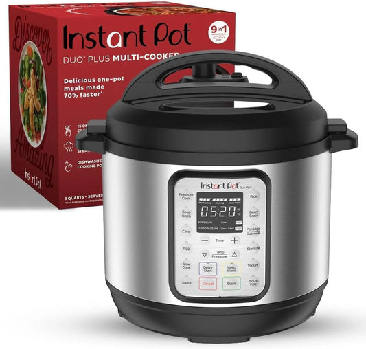 9-in-1 Multicooker, Pressure Cooker, Slow Cook, Rice Maker, Steamer, Sauté, Yogurt, Warmer And Sterilizer, Includes App With Over 800 Recipes