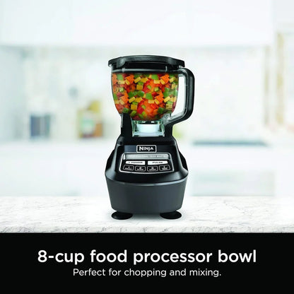 Ninja Mega Kitchen System 1500 Watt 72 Ounce Full Size Blender And 8 Cup Food Processor