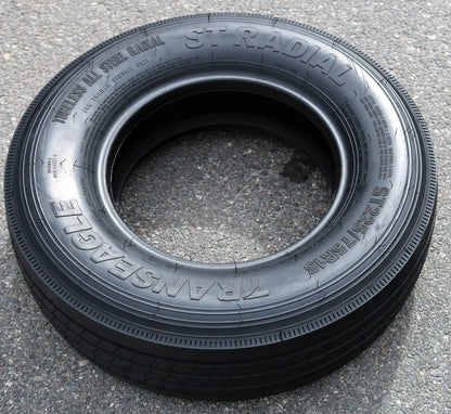 Set Of 4, Four Transeagle All Steel St Radial St 225/75R15 Load G, 14 Ply Trailer Tires